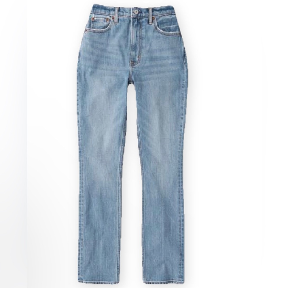 Abercrombie Curve Love 90s Slim Straight Jean 28 Long